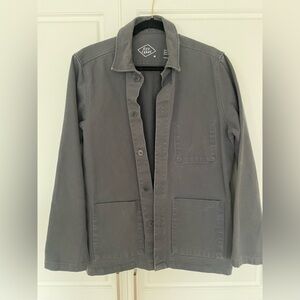 Men's Gray Alex Crane Cotton Utility Jacket